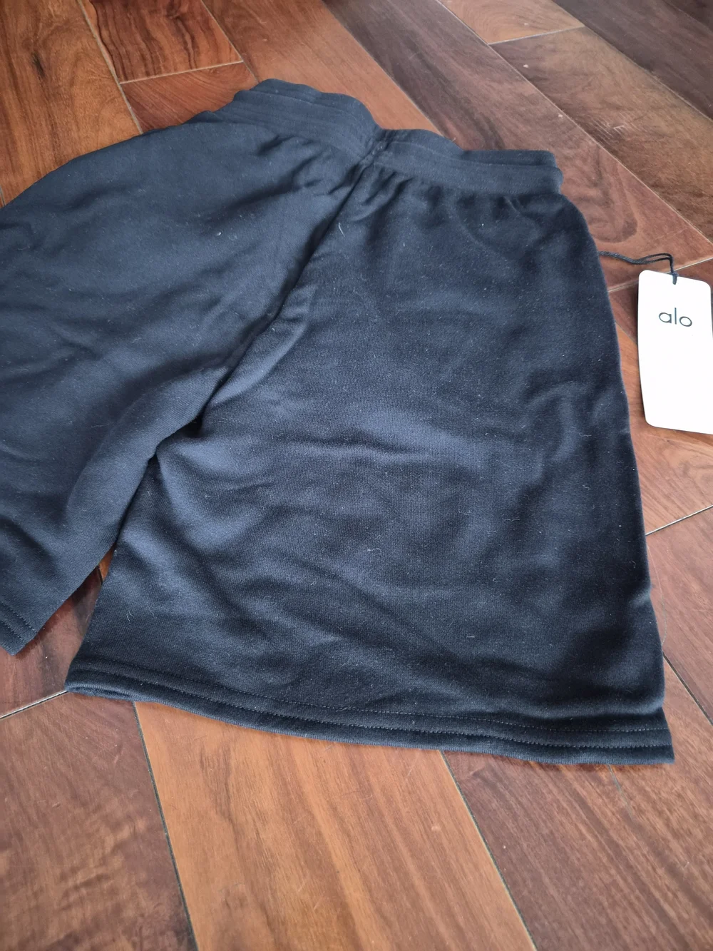 NWT Alo Yoga High-Waist Easy Sweat Short Black XS